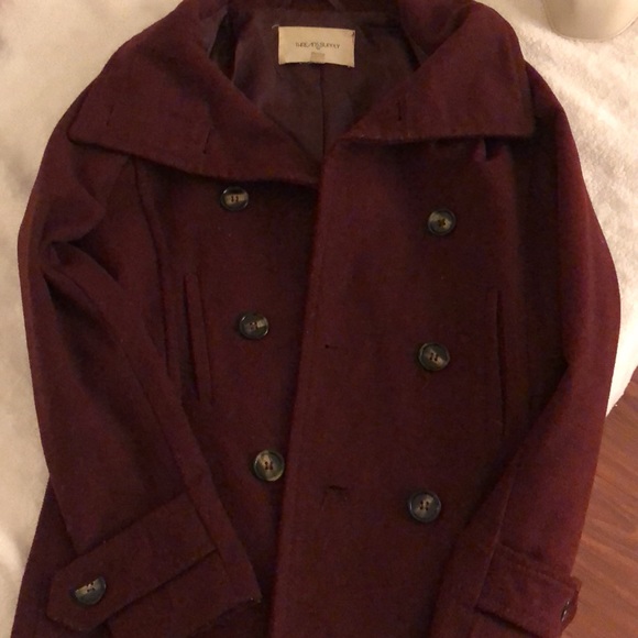 Thread & supply Burgundy coat size S - Picture 5 of 7